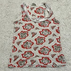 ANTHRO PORRIDGE L super lightweight silk blend tank in good preloved condition